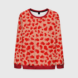 Мужской свитшот Сердца любви