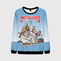 Свитшот мужской Metallica - on the ship, цвет: 3D-черный