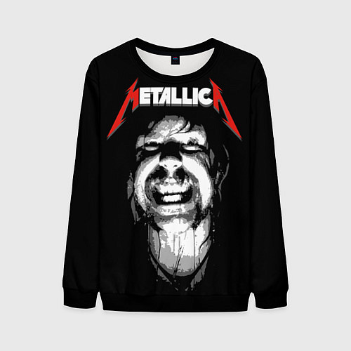 Мужской свитшот Metallica - James Hetfield / 3D-Черный – фото 1