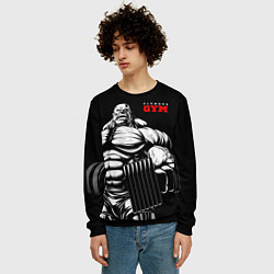 Свитшот мужской Fitness GYM - jock, цвет: 3D-черный — фото 2