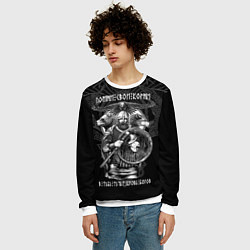 Свитшот мужской Помни свои корни: в тебе течёт кровь богов, цвет: 3D-белый — фото 2