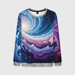 Мужской свитшот Космическая волна