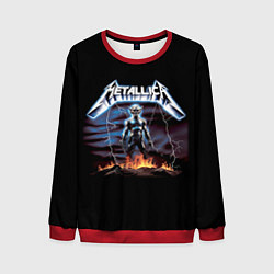 Мужской свитшот Metallica - neon fantasy