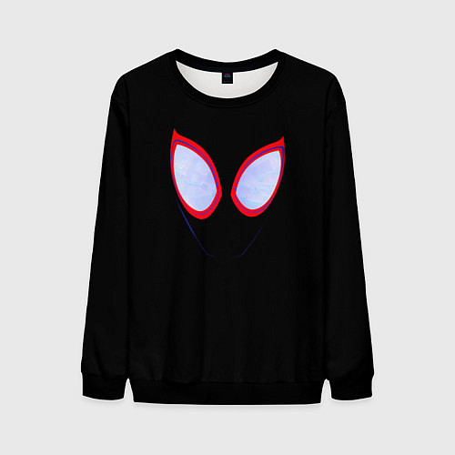 Мужской свитшот Человек паук глаза / 3D-Черный – фото 1