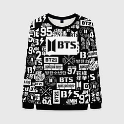 Мужской свитшот Bangtan Boys pattern black