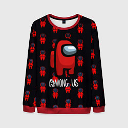 Мужской свитшот Игра в кальмара x амонг ас