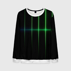 Мужской свитшот The line is green black
