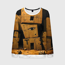 Мужской свитшот Глаза в каменных домах