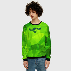 Свитшот мужской Nazareth green poly, цвет: 3D-черный — фото 2