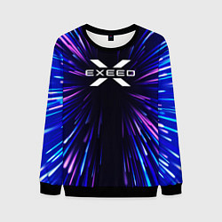 Свитшот мужской Exeed neon energy, цвет: 3D-черный