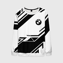 Свитшот мужской BMW geometry black, цвет: 3D-белый