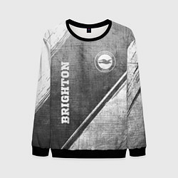Свитшот мужской Brighton - grey gradient вертикально, цвет: 3D-черный