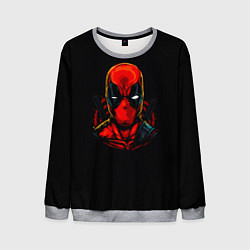 Мужской свитшот Дэдпул злость