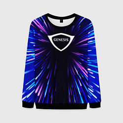 Свитшот мужской Genesis neon energy, цвет: 3D-черный