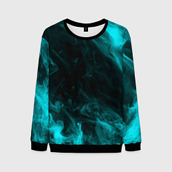 Свитшот мужской Neon smoke, цвет: 3D-черный