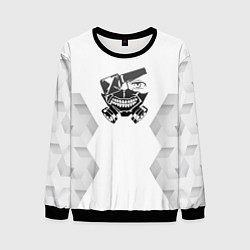 Свитшот мужской Tokyo Ghoul white poly, цвет: 3D-черный