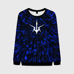 Свитшот мужской Code Geass blue energy, цвет: 3D-черный