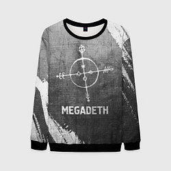 Свитшот мужской Megadeth - grey gradient, цвет: 3D-черный