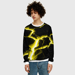 Свитшот мужской The rift, цвет: 3D-белый — фото 2