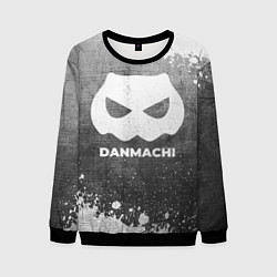 Мужской свитшот DanMachi - grey gradient