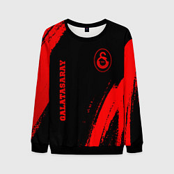 Мужской свитшот Galatasaray - red gradient вертикально