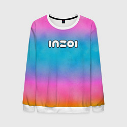 Мужской свитшот Inzoi розово-голубой фон