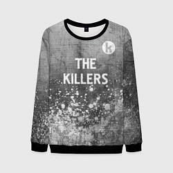 Свитшот мужской The Killers - grey gradient посередине, цвет: 3D-черный