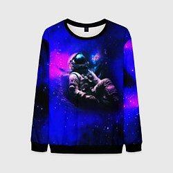 Мужской свитшот Астронавт в пучине