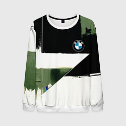 Свитшот мужской BMW логотип, цвет: 3D-белый