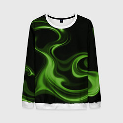 Свитшот мужской Green black, цвет: 3D-белый