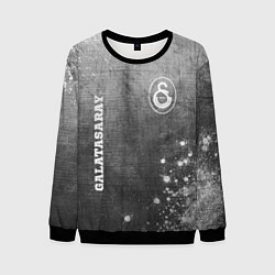 Мужской свитшот Galatasaray - grey gradient вертикально