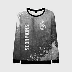 Свитшот мужской Scorpions - grey gradient вертикально, цвет: 3D-черный