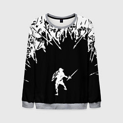 Свитшот мужской И один в поле воин, цвет: 3D-меланж