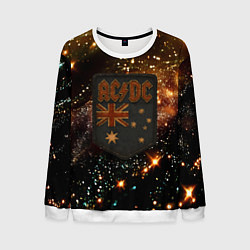 Свитшот мужской ACDC в стиле нашивки, цвет: 3D-белый
