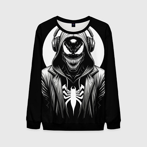 Мужской свитшот Venom black / 3D-Черный – фото 1