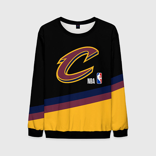 Мужской свитшот Cleveland Cavaliers NBA basketball / 3D-Черный – фото 1