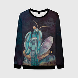 Мужской свитшот Богомол акварельный