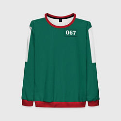 Свитшот мужской Форма игрока 067 Кан Сэ-бёк, цвет: 3D-красный