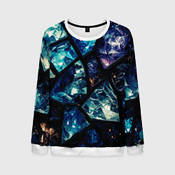 Мужской свитшот Текстура драгоценных камней