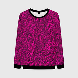 Свитшот мужской Тёмный розовый текстурный хлопьями, цвет: 3D-черный