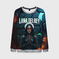 Свитшот мужской Lana Del Rey в стиле киберпанка, цвет: 3D-меланж