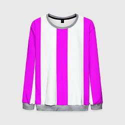 Мужской свитшот Color white pink lines