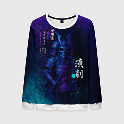 Мужской свитшот Неоновый призрачный самурай