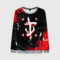 Мужской свитшот Doom краски абстракция