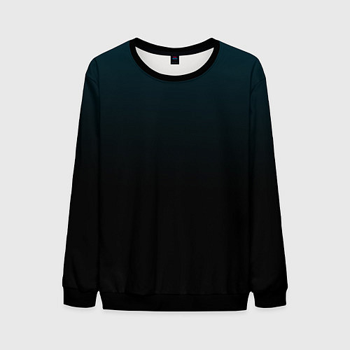 Мужской свитшот Морская глубина в чёрном / 3D-Черный – фото 1