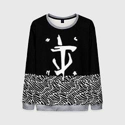 Свитшот мужской Doom геометрия линии, цвет: 3D-меланж