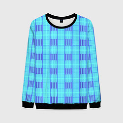 Мужской свитшот Color neon light blue purple stripes