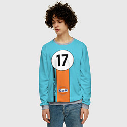 Свитшот мужской Porsche Le Mans Nr 17, цвет: 3D-меланж — фото 2