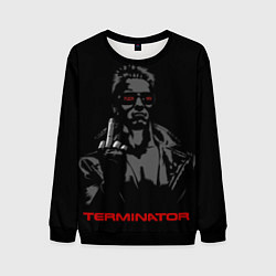 Свитшот мужской Terminator - fuck you, цвет: 3D-черный