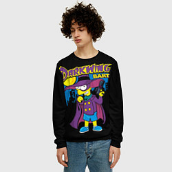 Свитшот мужской Darkwing Bart, цвет: 3D-черный — фото 2